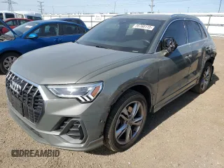 2020 Audi Q3 S line Prestige with VIN WA1FECF34L1106071, listed as a Copart auction lot 55766115 with 136,041 mi miles and Salvage title. Bid and sale history available at DreamBid. Image 1.