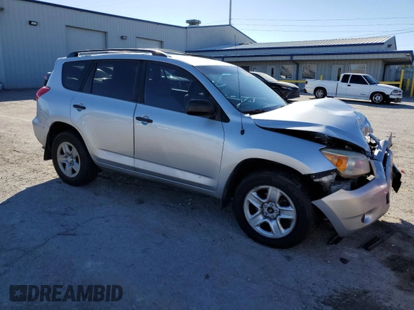 2007 Toyota RAV4 with VIN JTMBK33V375021224, listed as a Copart auction lot 46185305 with 191,298 mi miles and Salvage Title. Bid and sale history available at carsss.com. Image 4.