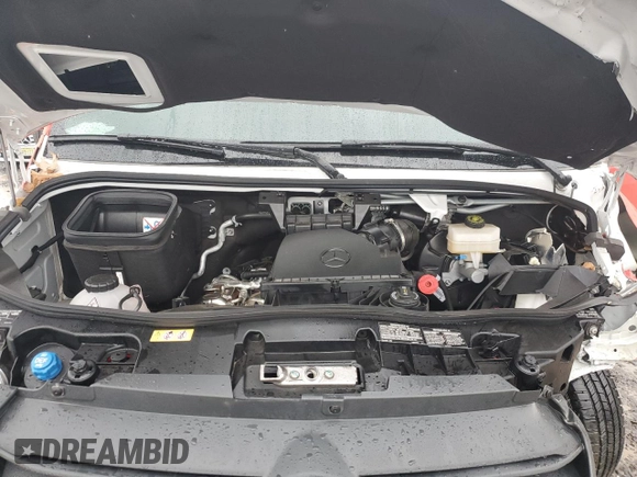 2024 Mercedes-Benz Sprinter with VIN W1Y4KDHY0RT167205, listed as a Copart auction lot 83972734 with 16,438 mi miles and Salvage Title. Bid and sale history available at DreamBid. Image 11.