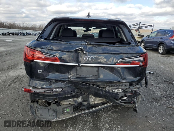 2021 Audi Q5 Premium Plus with VIN WA1E2AFY0M2029330, listed as a Copart auction lot 44717585 with 0 mi miles and Salvage Title. Bid and sale history available at carsss.com. Image 6.