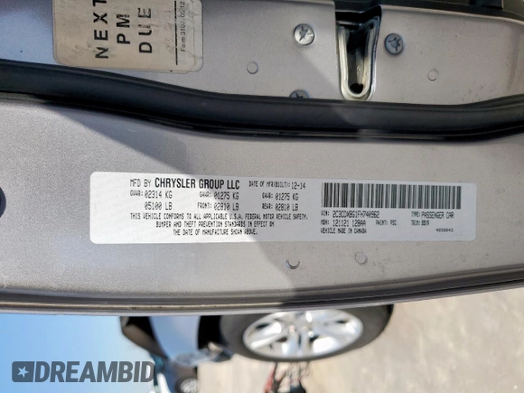 2015 Dodge Charger SE with VIN 2C3CDXBG1FH740962, listed as a Copart auction lot 52035565 with 241,253 mi miles and Salvage Title. Bid and sale history available at carsss.com. Image 13.