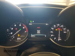 2022 Alfa Romeo Giulia Veloce with VIN ZARFAMBN7N7655042, listed as a Copart auction lot 53232075 with 20,975 mi miles and Salvage title. Bid and sale history available at DreamBid. Image 9.
