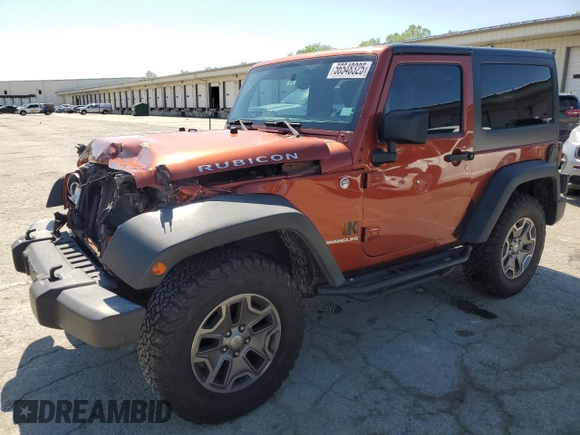 2014 Jeep Wrangler Rubicon with VIN 1C4BJWCG9EL285532, listed as a Copart auction lot 56548325 with 100,032 mi miles and Salvage title. Bid and sale history available at DreamBid. Image 1.