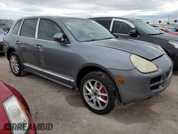 2006 Porsche Cayenne S with VIN WP1AB29P56LA61215, listed as a Copart auction lot 75462624 with 0 mi miles and Salvage Title. Bid and sale history available at carsss.com. Image 4.