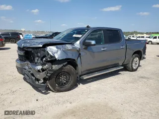 2021 Chevrolet Silverado 1500 Custom with VIN 1GCPYBEK3MZ351984, listed as a Copart auction lot 49060395 with 73,975 mi miles and Salvage Title. Bid and sale history available at carsss.com. Image 1.