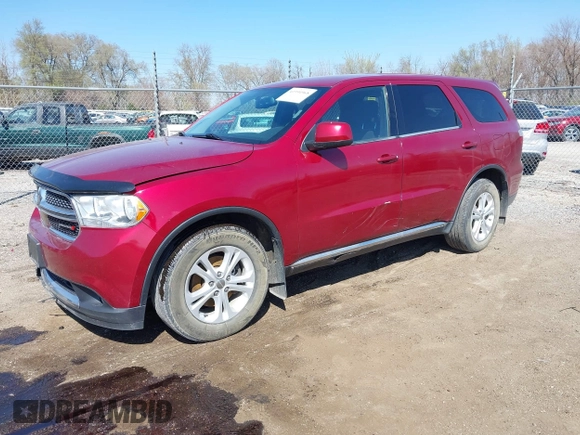 2013 Dodge Durango SXT z VIN 1C4RDJAGXDC674481, wystawiony jako IAAI lot #41994968 z przebiegiem 157 502 mil mil oraz . Historia ofert i sprzedaży dostępna na DreamBid. Obrazek 2.