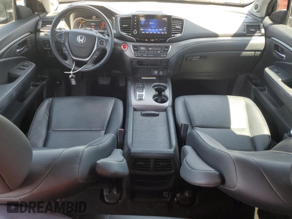 2022 Honda Ridgeline RTL-E with VIN 5FPYK3F73NB039135, listed as a Copart auction lot 60512115 with 27,348 mi miles and Salvage title. Bid and sale history available at DreamBid. Image 8.
