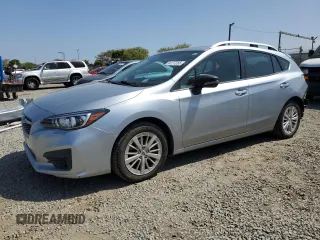 2017 Subaru Impreza Premium with VIN 4S3GTAD65H3729132, listed as a Copart auction lot 54177255 with 95,941 mi miles and Salvage title. Bid and sale history available at DreamBid. Image 1.