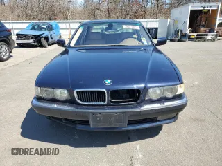 2001 BMW 7 Series 740iA with VIN WBAGG83441DN89374, listed as a Copart auction lot 52371745 with 0 mi miles and Salvage Title. Bid and sale history available at carsss.com. Image 5.