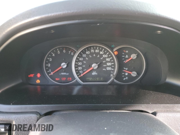 2003 Kia Sedona LX with VIN KNDUP131236371153, listed as a Copart auction lot 80989974 with 205,181 mi miles and Salvage Title. Bid and sale history available at carsss.com. Image 9.