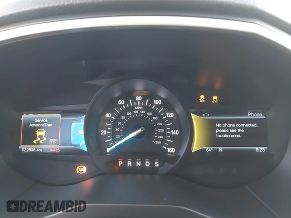 2018 Ford Edge SEL with VIN 2FMPK3J85JBC60873, listed as a IAAI auction lot 42044334 with 22,805 mi miles. Bid and sale history available at carsss.com. Image 7.