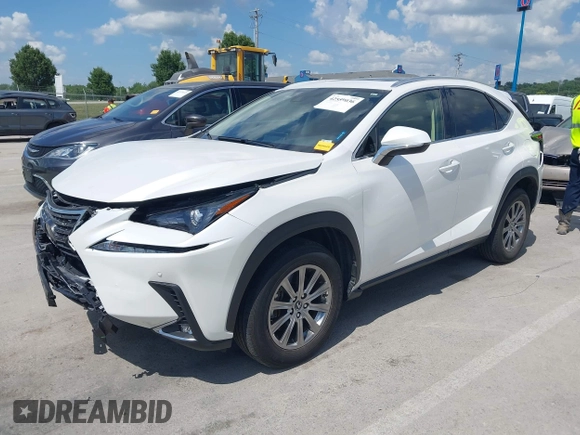 2021 Lexus NX 300 with VIN JTJDARDZ3M5026870, listed as a IAAI auction lot 42559036 with 48,646 mi miles and . Bid and sale history available at DreamBid. Image 2.