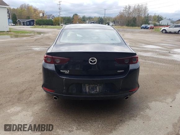 2021 Mazda 3 Preferred with VIN JM1BPBCL0M1308999, listed as a Copart auction lot 72750154 with Not Provided miles and Salvage Title. Bid and sale history available at DreamBid. Image 6.
