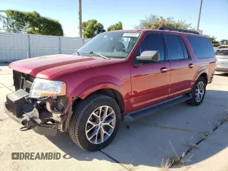 2017 Ford Expedition EL XLT with VIN 1FMJK1JT4HEA47393, listed as a Copart auction lot 76103664 with 160,582 mi miles and Salvage Title. Bid and sale history available at carsss.com. Image 1.