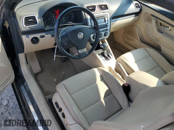2009 Volkswagen Eos Komfort с VIN WVWBA71F99V016053, выставлен на аукционе Copart как лот 61002885 с пробегом 90 768 миль миль и Чистый • Clean title. История ставок и продаж доступна на DreamBid. Изображение 8.