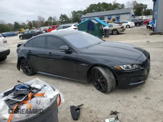 2018 Jaguar XE 35t R-Sport with VIN SAJAL4EV4JCP22662, listed as a Copart auction lot 86383354 with 0 mi miles and Salvage Title. Bid and sale history available at carsss.com. Image 4.