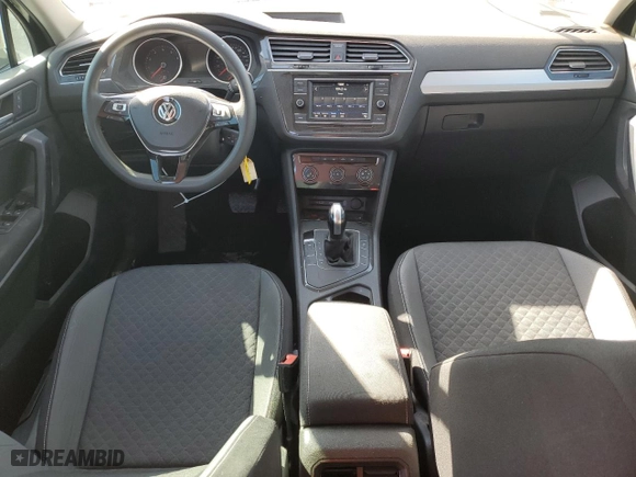 2021 Volkswagen Tiguan S with VIN 3VV1B7AX3MM025109, listed as a Copart auction lot 55198384 with 44,558 mi miles and Salvage Title. Bid and sale history available at carsss.com. Image 8.