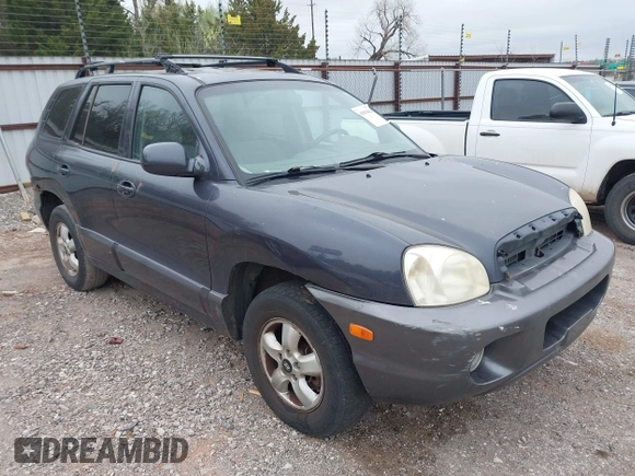 2005 Hyundai Santa Fe GLS with VIN KM8SC73E05U865692, listed as a IAAI auction lot 41914424 with 277,541 mi miles. Bid and sale history available at carsss.com. Image 1.
