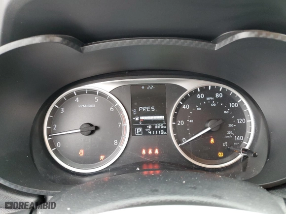 2024 Nissan Versa S with VIN 3N1CN8DVXRL888326, listed as a Copart auction lot 87415274 with 41,119 mi miles and Salvage Title. Bid and sale history available at carsss.com. Image 9.