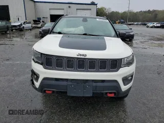 2019 Jeep Compass Trailhawk with VIN 3C4NJDDB0KT671213, listed as a Copart auction lot 49506685 with 77,985 mi miles and Salvage Title. Bid and sale history available at carsss.com. Image 5.