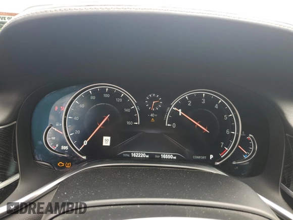 2019 BMW 7 Series 740i xDrive z VIN WBA7E4C52KGV28841, wystawiony jako Copart lot #56567375 z przebiegiem 162 220 mil mil oraz Szkoda całkowita • Salvage title. Historia ofert i sprzedaży dostępna na DreamBid. Obrazek 9.