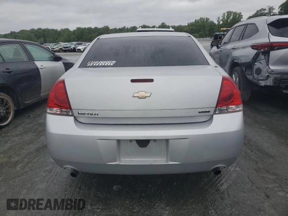 2015 Chevrolet Impala LS with VIN 2G1WA5E33F1125085, listed as a Copart auction lot 58492845 with 166,064 mi miles and Salvage title. Bid and sale history available at DreamBid. Image 6.
