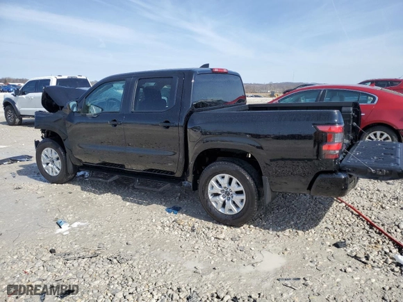 2023 Nissan Frontier SV with VIN 1N6ED1EK0PN651018, listed as a Copart auction lot 48667255 with 22,713 mi miles and Salvage Title. Bid and sale history available at carsss.com. Image 2.