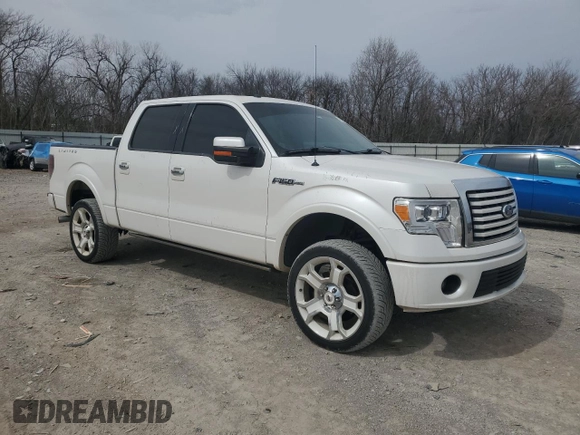 2011 Ford F-150 Lariat with VIN 1FTFW1E62BFB43589, listed as a Copart auction lot 47237045 with 93,947 mi miles and Salvage Title. Bid and sale history available at carsss.com. Image 4.