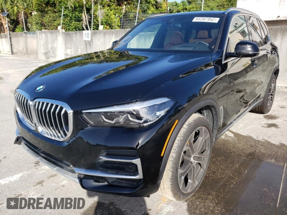 2023 BMW X5 xDrive40i with VIN 5UXCR6C09P9N48536, listed as a Copart auction lot 65207952 with 2,426 mi miles. Bid and sale history available at carsss.com. Image 2.