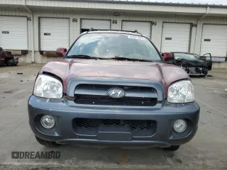 2005 Hyundai Santa Fe GLS with VIN KM8SC13D25U871319, listed as a Copart auction lot 62821625 with 101,202 mi miles and Clean title. Bid and sale history available at DreamBid. Image 5.