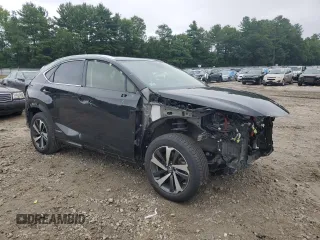 2021 Lexus NX 300h with VIN JTJGJRDZ8M2150521, listed as a Copart auction lot 62656295 with 62,746 mi miles and Salvage title. Bid and sale history available at DreamBid. Image 4.
