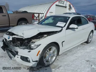 2016 BMW 4 Series 435i xDrive with VIN WBA3T7C52G5A37374, listed as a IAAI auction lot 41583597 with 1 mi miles. Bid and sale history available at carsss.com. Image 17.