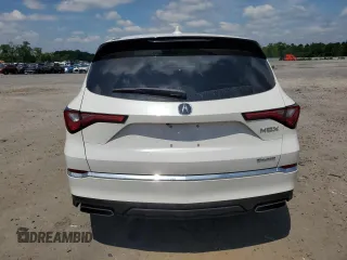 2023 Acura MDX with VIN 5J8YE1H35PL030565, listed as a Copart auction lot 55512284 with 3,977 mi miles and Salvage Title. Bid and sale history available at carsss.com. Image 6.