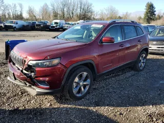 2020 Jeep Cherokee Limited with VIN 1C4PJMDX2LD522247, listed as a Copart auction lot 47433715 with 74,148 mi miles and Salvage Title. Bid and sale history available at carsss.com. Image 1.