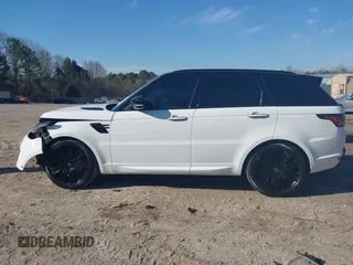 2021 Land Rover Range Rover Sport HST with VIN SALWS2RU7MA765463, listed as a IAAI auction lot 41686893 with 54,577 mi miles. Bid and sale history available at carsss.com. Image 15.