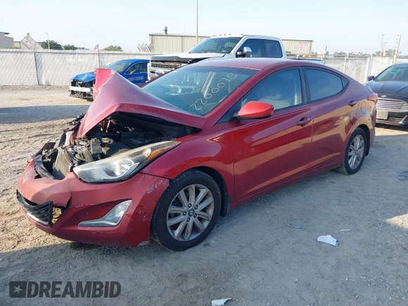 2015 Hyundai Elantra SE z VIN 5NPDH4AE2FH584067, wystawiony jako IAAI lot #42200075 z przebiegiem 133 098 mil mil oraz . Historia ofert i sprzedaży dostępna na DreamBid. Obrazek 18.