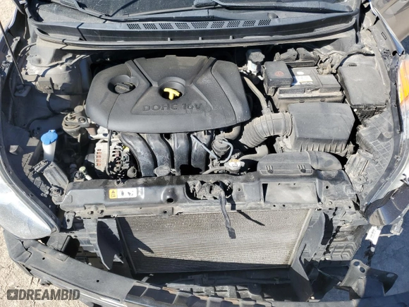 2013 Hyundai Elantra Limited PZEV with VIN 5NPDH4AE0DH231565, listed as a Copart auction lot 47442315 with 102,618 mi miles and Salvage Title. Bid and sale history available at carsss.com. Image 11.
