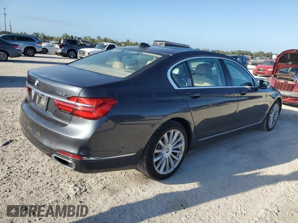 2016 BMW 7 Series 740i with VIN WBA7E2C53GG504169, listed as a Copart auction lot 70899233 with 72,265 mi miles. Bid and sale history available at carsss.com. Image 3.