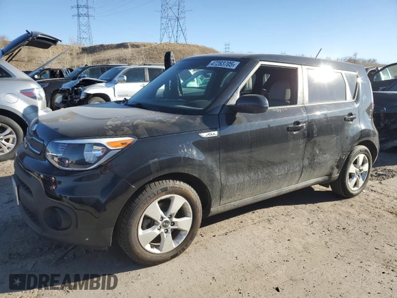 2019 Kia Soul with VIN KNDJN2A29K7024812, listed as a Copart auction lot 47283705 with Not Provided miles and Salvage Title. Bid and sale history available at DreamBid. Image 1.