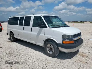 2014 Chevrolet Express Passenger LT с VIN 1GAZG1FGXE1106737, выставлен на аукционе Copart как лот 62956805 с пробегом 267 908 миль миль и Чистый • Clean title. История ставок и продаж доступна на DreamBid. Изображение 4.