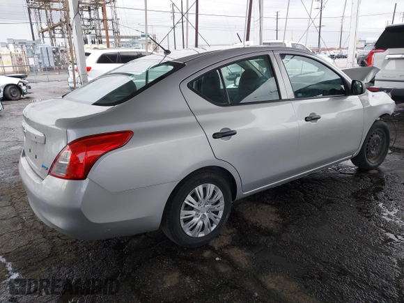 2014 Nissan Versa SV with VIN 3N1CN7AP3EL850625, listed as a IAAI auction lot 41786792 with 193,433 mi miles and . Bid and sale history available at carsss.com. Image 4.