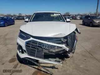 2021 Audi Q5 Premium Plus with VIN WA1BAAFYXM2067329, listed as a Copart auction lot 48824445 with 21,210 mi miles and Salvage Title. Bid and sale history available at carsss.com. Image 5.
