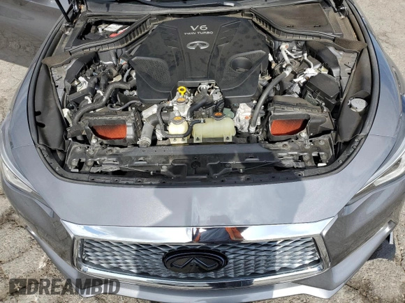 2019 Infiniti Q60 3.0t LUXE with VIN JN1EV7EK7KM231745, listed as a Copart auction lot 51437115 with 15,002 mi miles and Salvage Title. Bid and sale history available at carsss.com. Image 13.