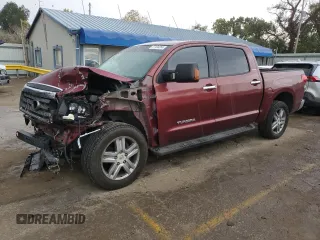 2007 Toyota Tundra Limited with VIN 5TBEV58157S466024, listed as a Copart auction lot 77124354 with 196,129 mi miles and Salvage Title. Bid and sale history available at DreamBid. Image 1.