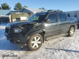 2014 Honda Ridgeline SE with VIN 5FPYK1F62EB006994, listed as a Copart auction lot 88538225 with 105,235 mi miles and Salvage Title. Bid and sale history available at carsss.com. Image 1.