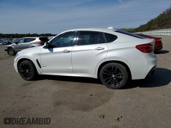 2018 BMW X6 xDrive50i with VIN 5UXKU6C52J0W39147, listed as a Copart auction lot 48183764 with 83,934 mi miles. Bid and sale history available at carsss.com. Image 2.