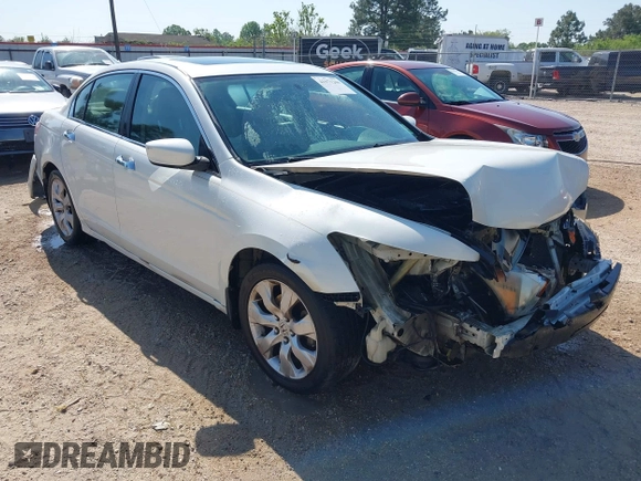 2010 Honda Accord EX-L with VIN 1HGCP3F88AA007069, listed as a IAAI auction lot 41971260 with Not Provided miles and . Bid and sale history available at DreamBid. Image 1.