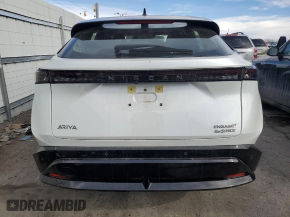 2023 Nissan ARIYA Evolve+ z VIN JN1DF0BB6PM709617, wystawiony jako Copart lot #43795565 z przebiegiem 13 012 mil mil oraz Nie do naprawy • Non repairable. Historia ofert i sprzedaży dostępna na DreamBid. Obrazek 6.