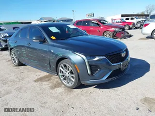 2020 Cadillac CT4 Sport with VIN 1G6DG5RK7L0126572, listed as a IAAI auction lot 41228588 with 77,429 mi miles. Bid and sale history available at carsss.com. Image 1.