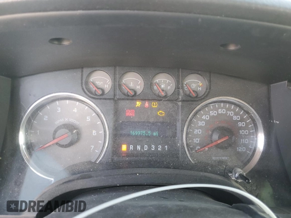 2009 Ford F-150 XLT with VIN 1FTRX12V19FA99116, listed as a Copart auction lot 84876434 with 169,975 mi miles and Salvage title. Bid and sale history available at DreamBid. Image 9.